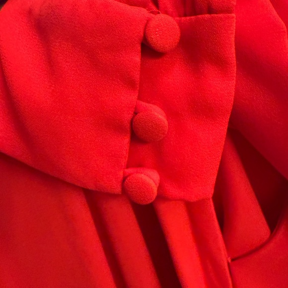 Fame and Partners Elegant Red Wrap Dress - Picture 6 of 6